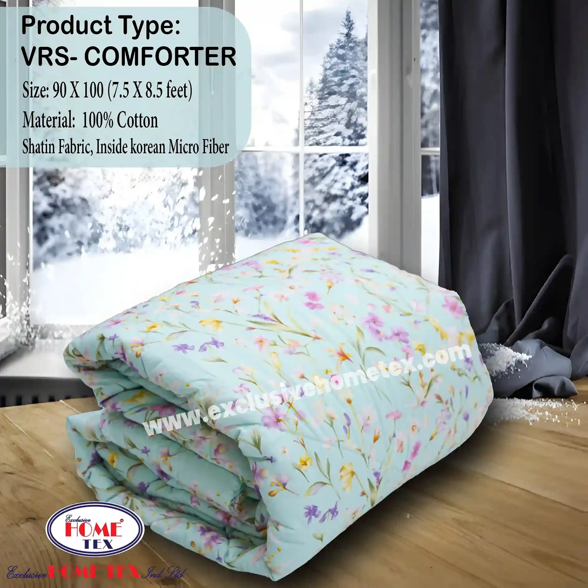 Shatin Fabric Comforter (VRS)