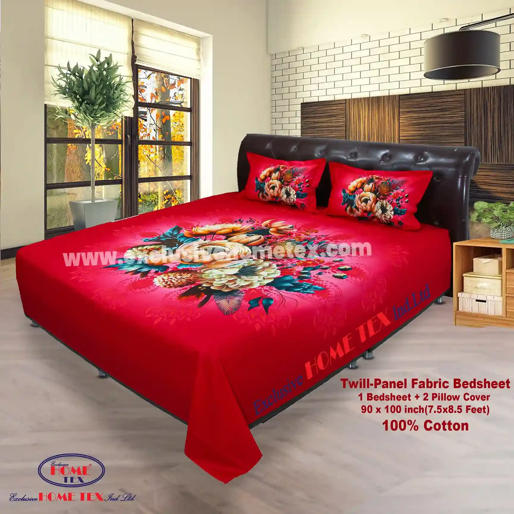 Twill-Panel Fabric Bedsheet (RTP)