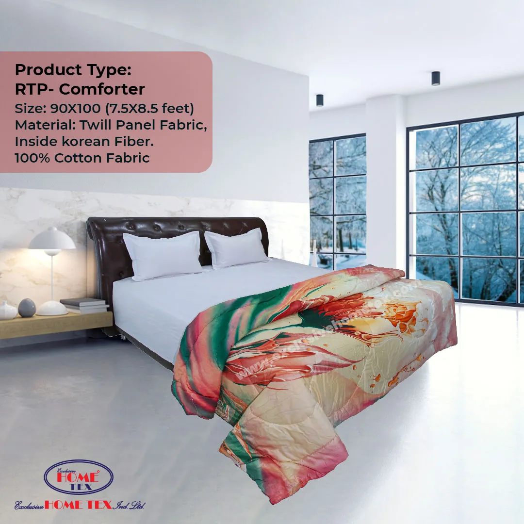 Twill-Panel Fabric Comforter (RTP)