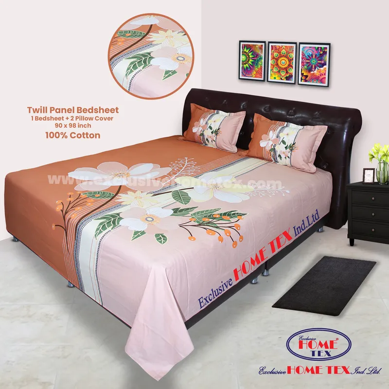 Twill-Panel Fabric Bedsheet (RTP)