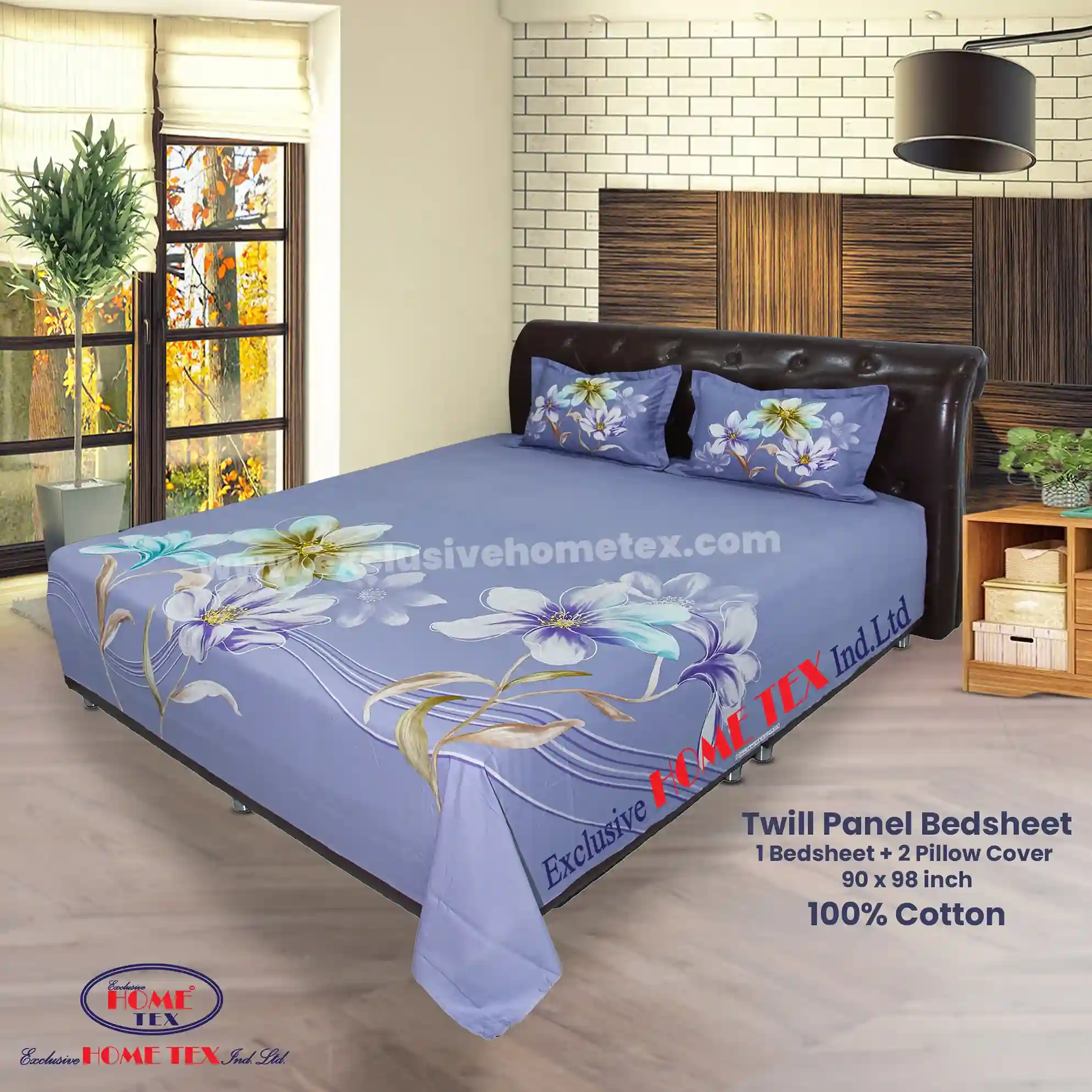 Twill-Panel Fabric Bedsheet (RTP)