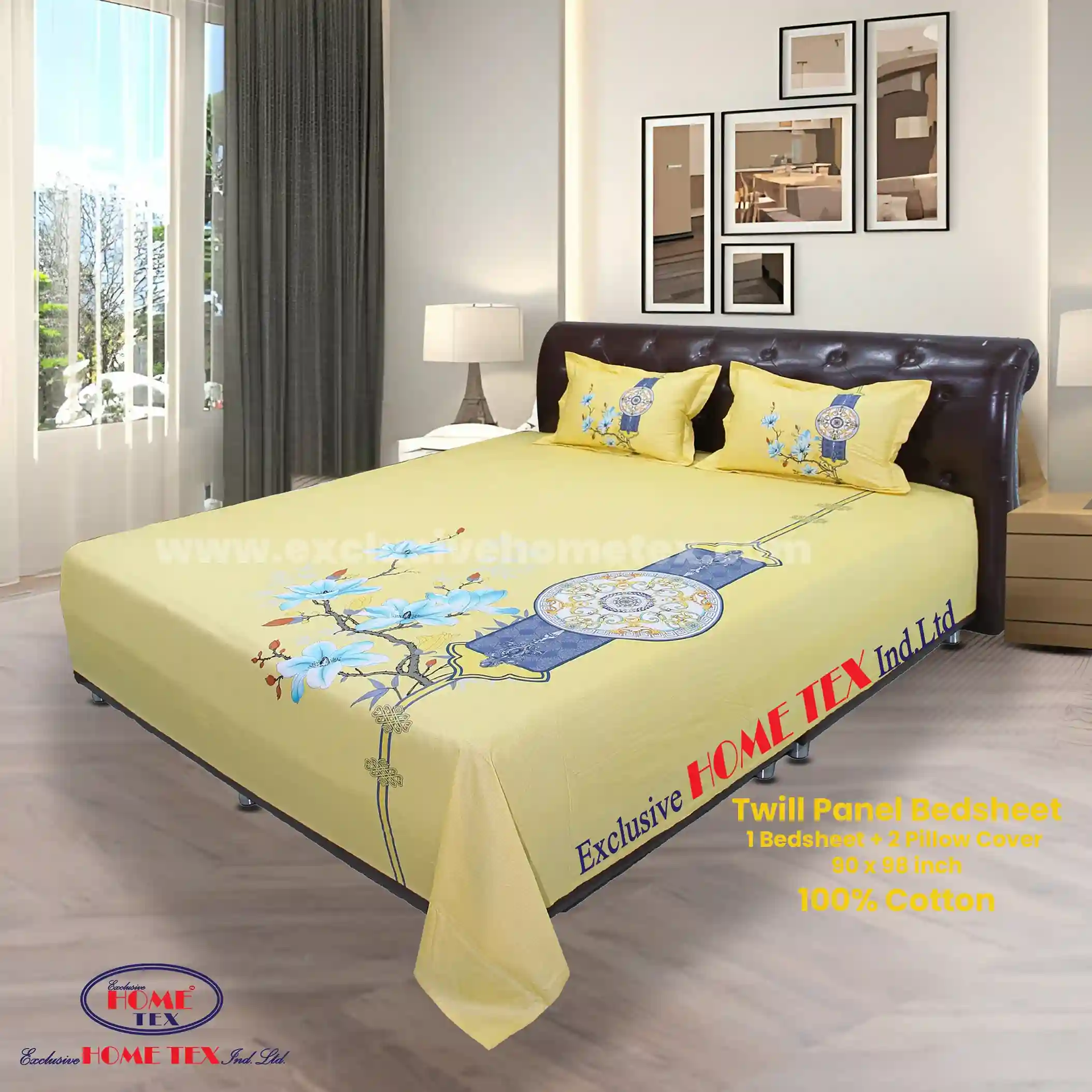 Twill-Panel Fabric Bedsheet (RTP)