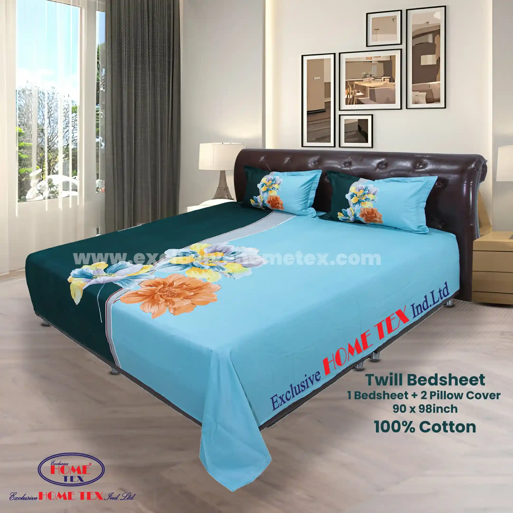 Twill-Panel Fabric Bedsheet (RTP)