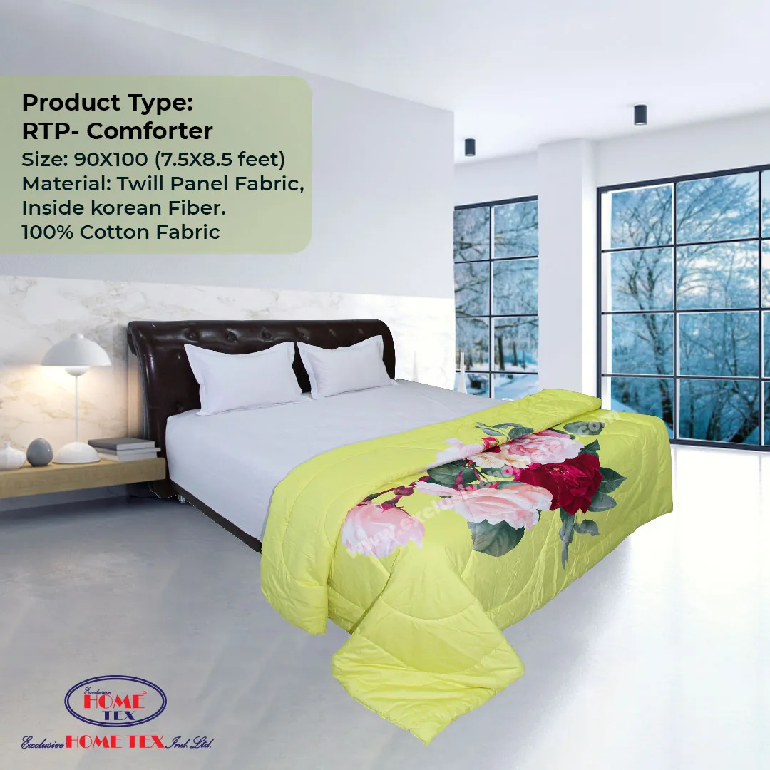 Twill-Panel Fabric Comforter (RTP)