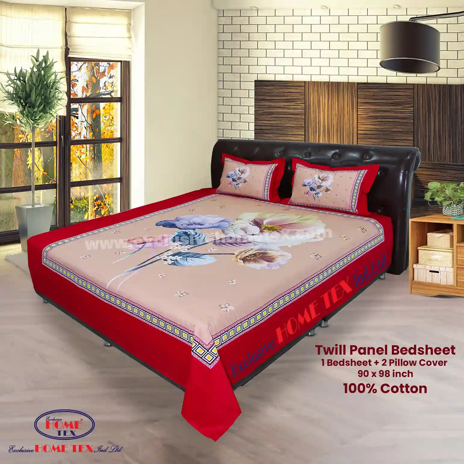 Twill-Panel Fabric Bedsheet (RTP)