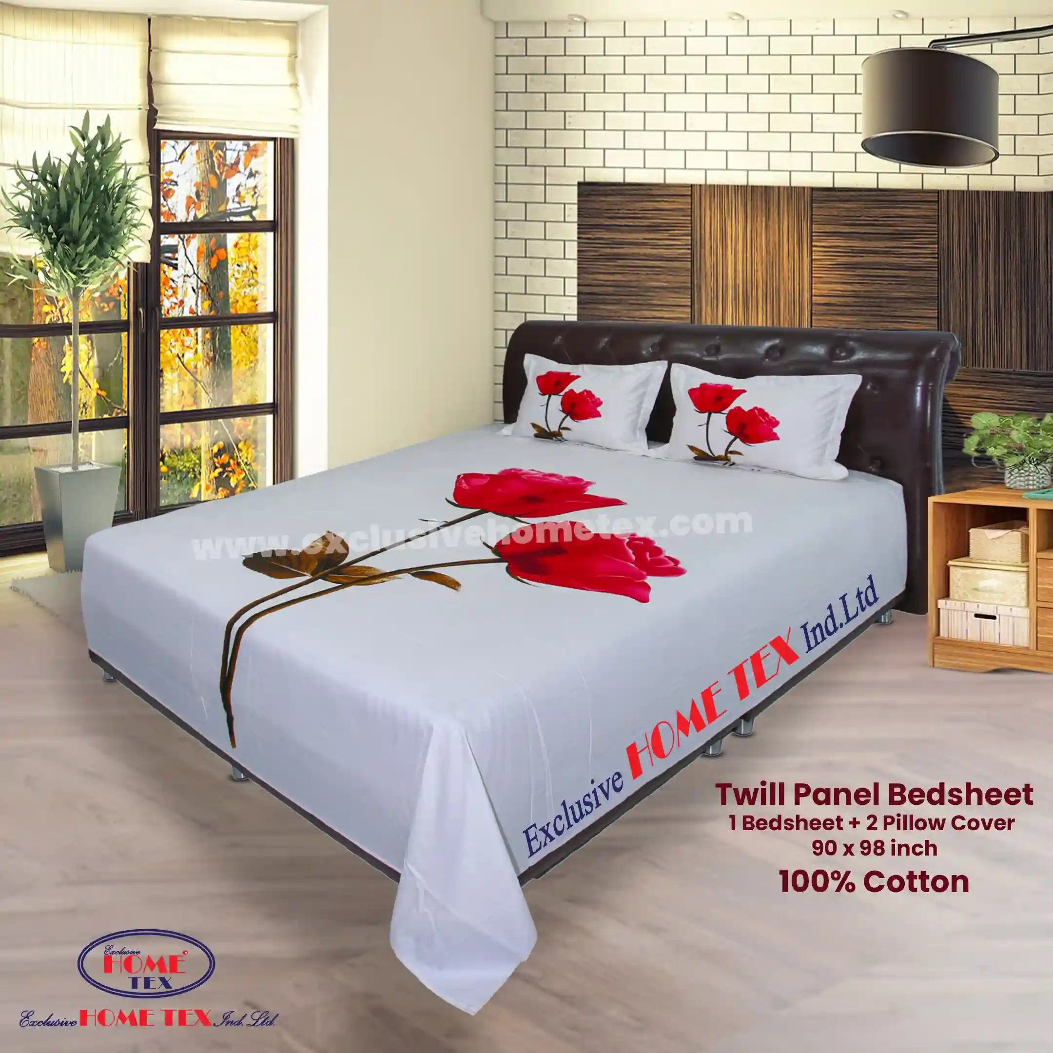 Twill-Panel Fabric Bedsheet (RTP)