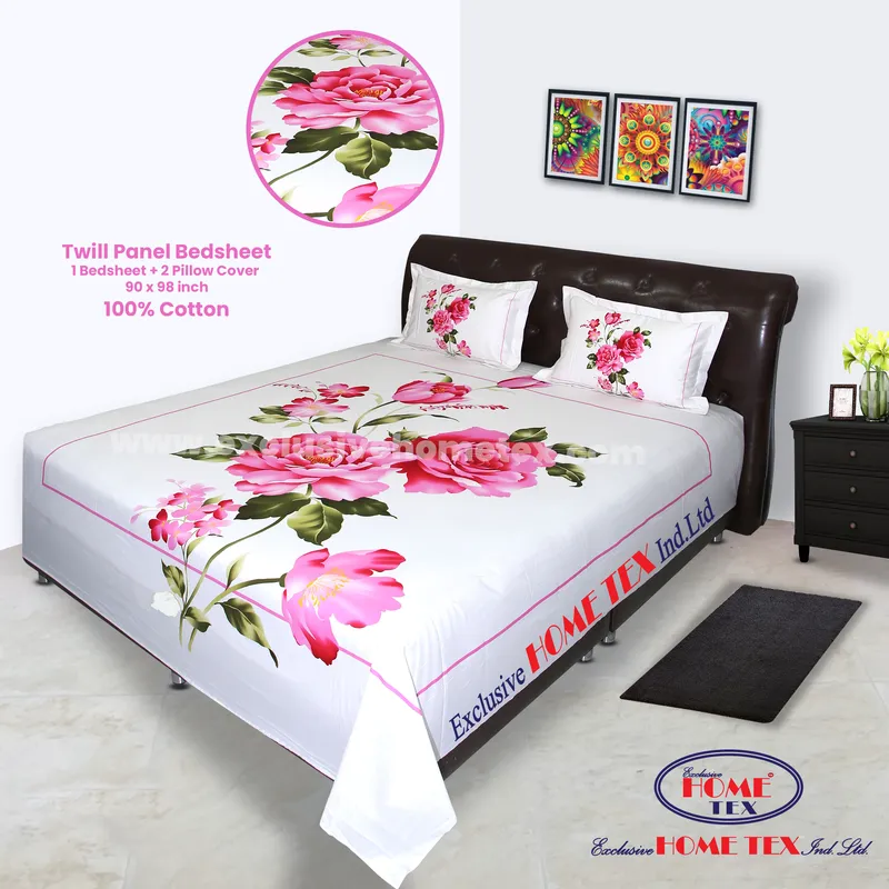 Twill-Panel Fabric Bedsheet (RTP)