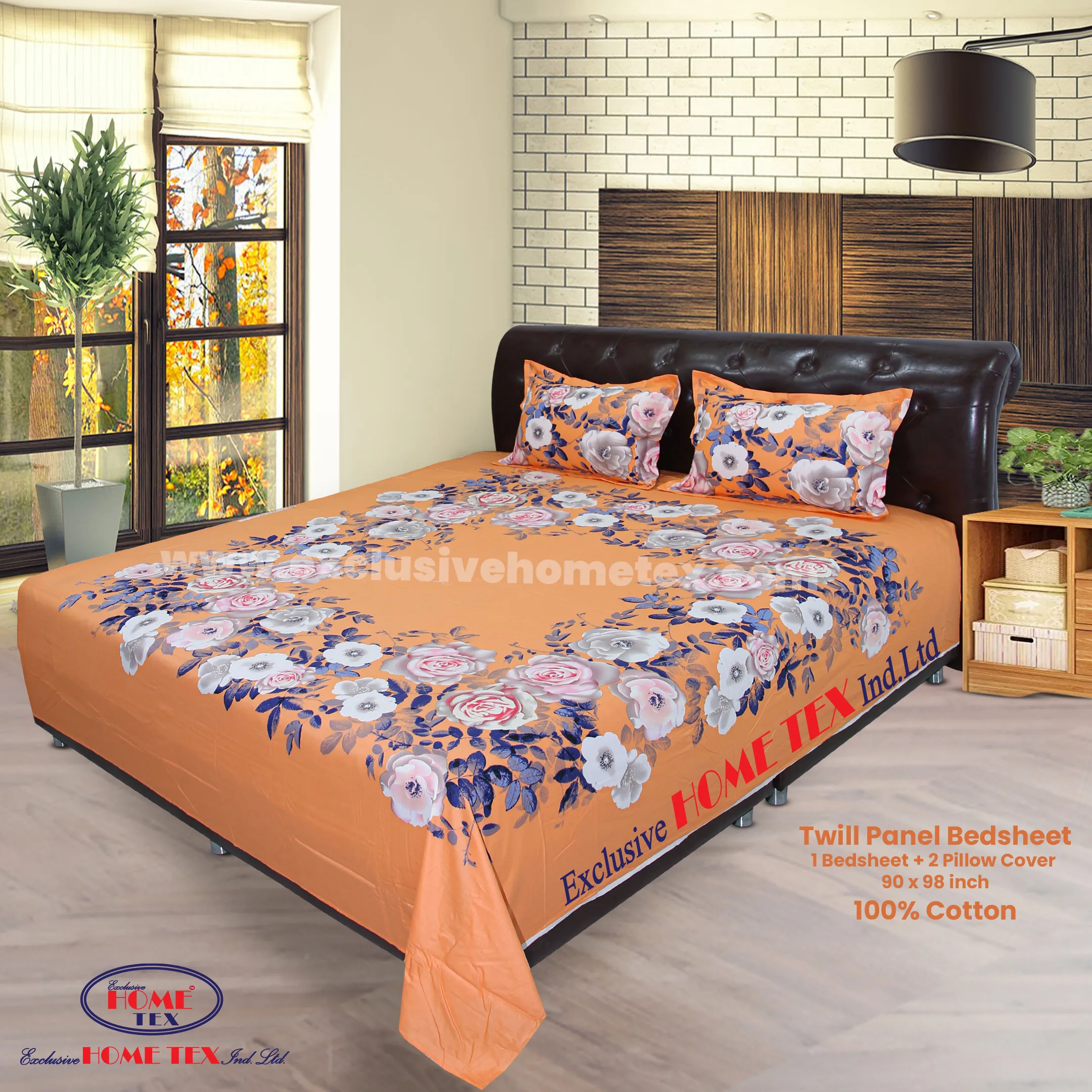 Twill-Panel Fabric Bedsheet (RTP)