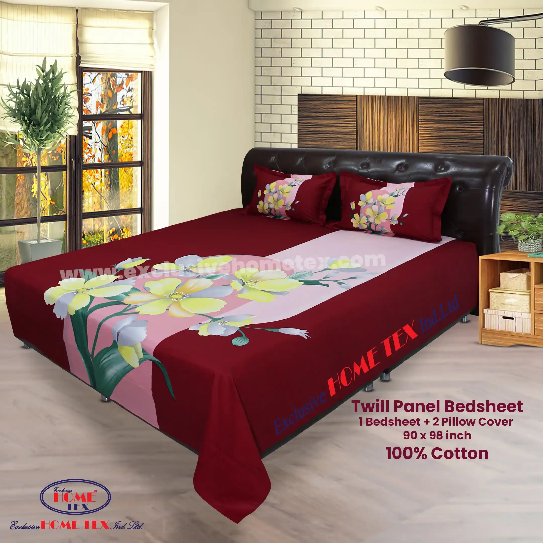 Twill-Panel Fabric Bedsheet (RTP)