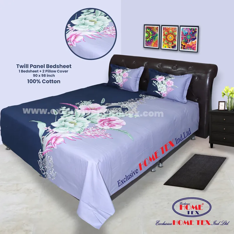 Twill-Panel Fabric Bedsheet (RTP)