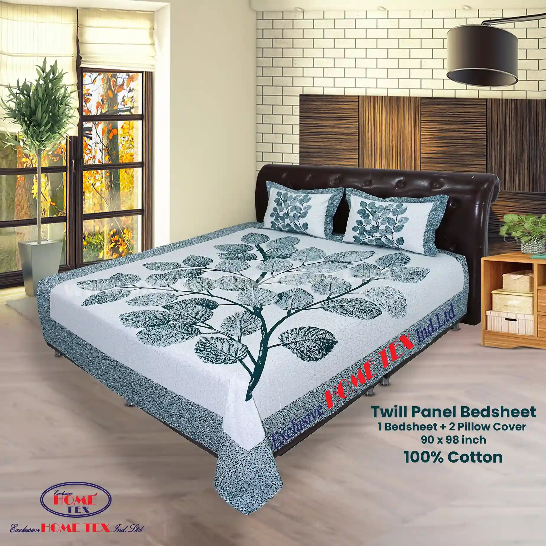 Twill-Panel Fabric Bedsheet (RTP)