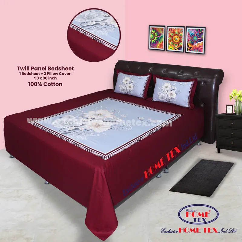 Twill-Panel Fabric Bedsheet (RTP)