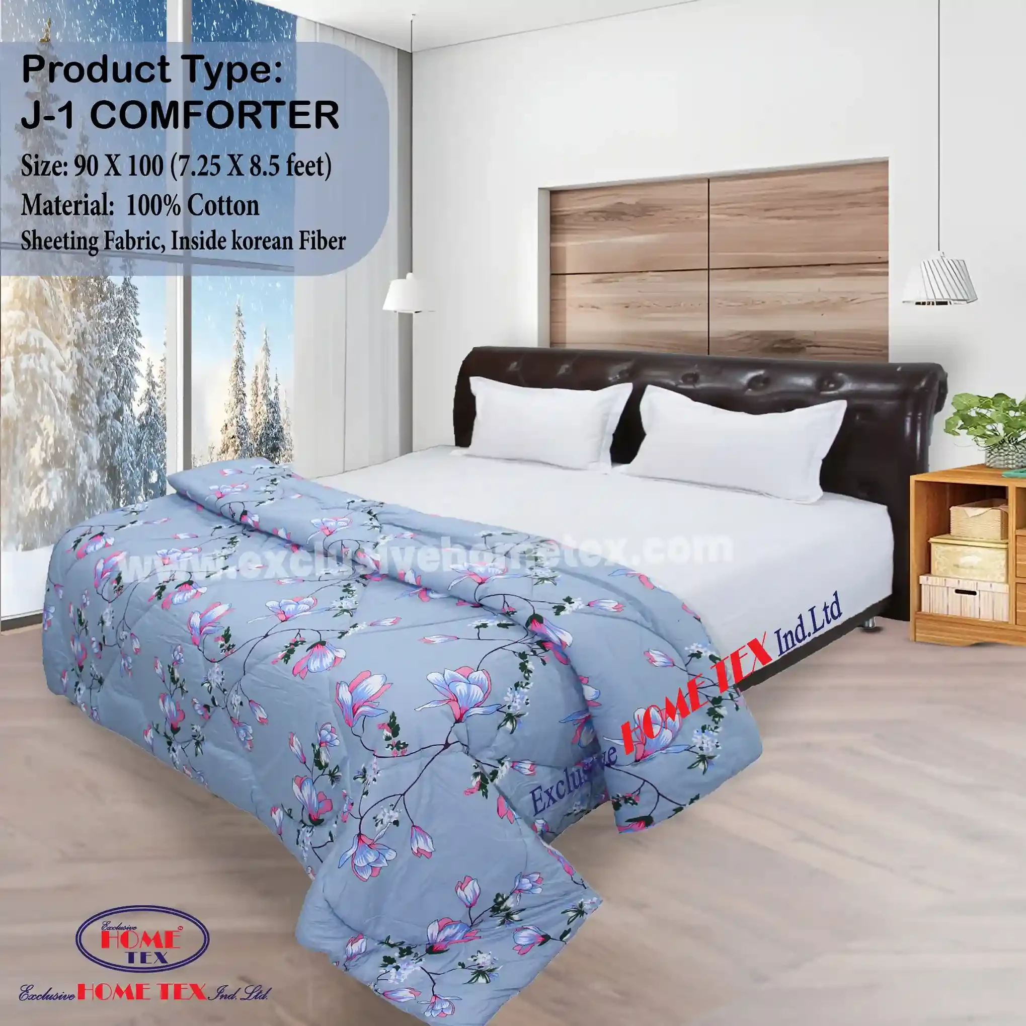 Sheeting Fabric Comforter (J-1)